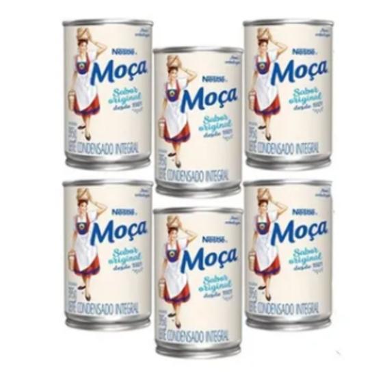 Leite condensado moça original kit com 6 latas Menor preço em Leite condensado moça original kit com 6 latas