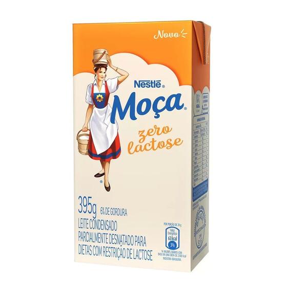 Imagem de Leite Condensado Moça Zero Lactose Nestlé 395g
