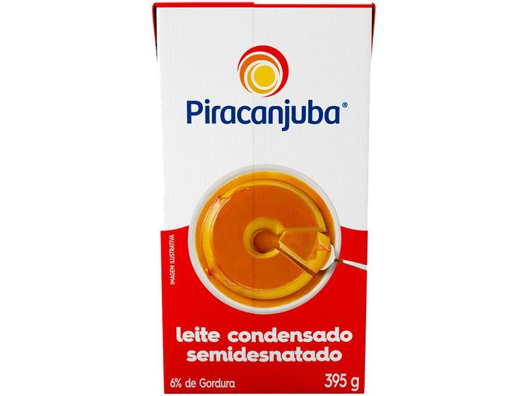 Leite Condensado Semidesnatado Piracanjuba 395g Menor preço em Leite Condensado Semidesnatado Piracanjuba 395g
