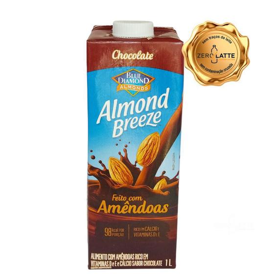 Imagem de Leite de Amêndoas sabor Chocolate Almond Breeze 1 litro
