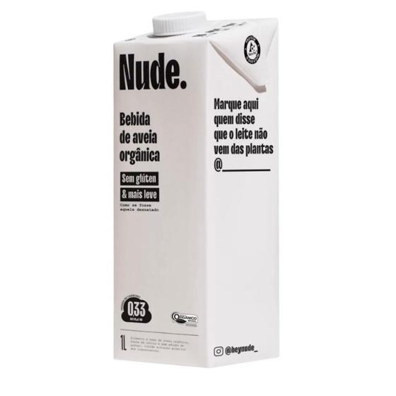 Imagem de Leite de Aveia Orgânico Original Nude 1L Sem Glúten Vegano