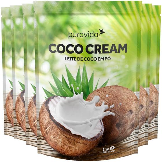 Imagem de Leite De Coco Em Pó Coco Cream 6 X 1kg Puravida