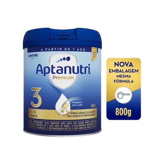 Imagem de Leite em pó Aptanutri Premium 3 - 800 g - Fórmula Infantil Danone