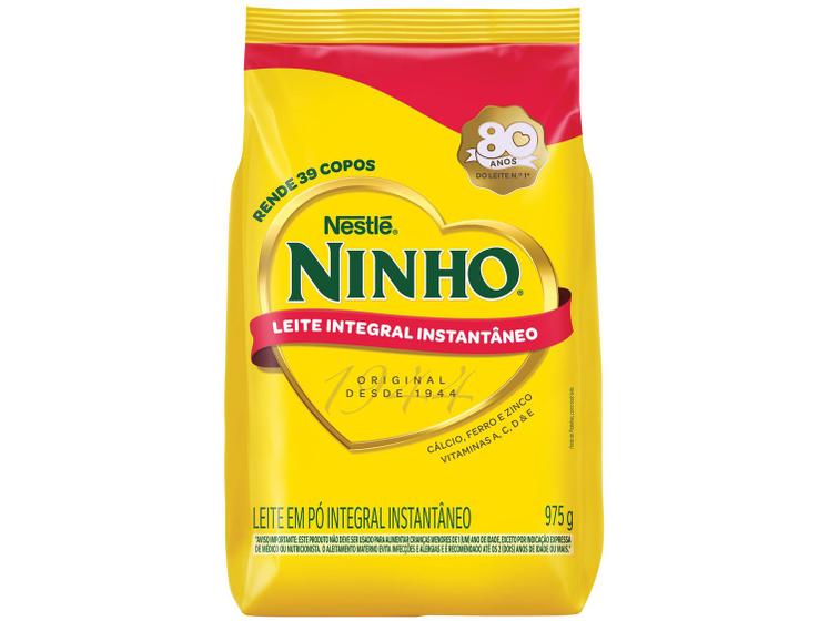 Imagem de Leite em Pó Integral Instantâneo Nestlé Ninho Sachê 975g