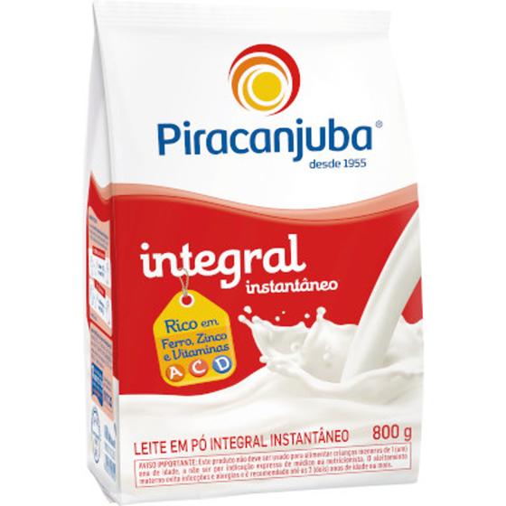 Leite em Pó Integral Instantâneo Pacote 800g - Piracanjuba Menor preço em Leite em Pó Integral Instantâneo Pacote 800g - Piracanjuba