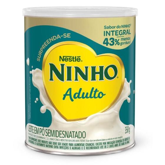 Imagem de Leite em Pó Ninho Adulto Semidesnatado 350g