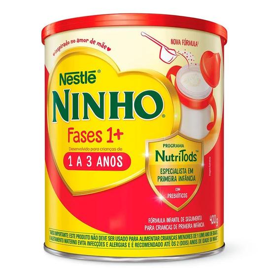 Imagem de Leite em Pó Ninho Fases 1+ Nestlé 400g