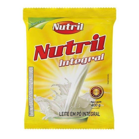 Imagem de Leite em Pó Nutril Integral 400g - Embalagem com 25 Unidades