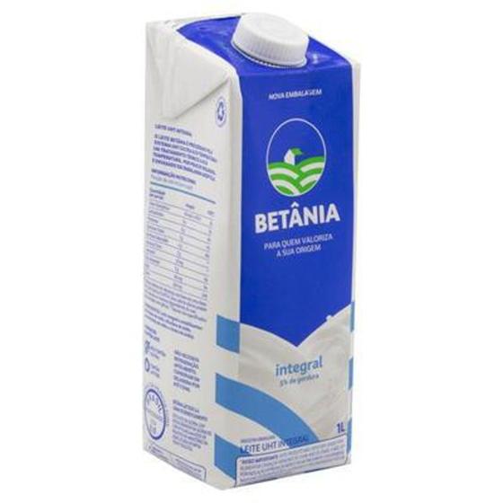 Leite Integral Betânia UHT 1l - Itambé Menor preço em Leite Integral Betânia UHT 1l - Itambé