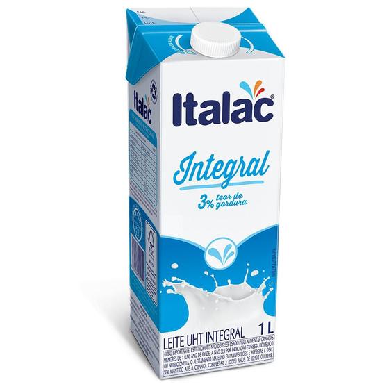 Leite Integral UHT Italac 1Lt Menor preço em Leite Integral UHT Italac 1Lt
