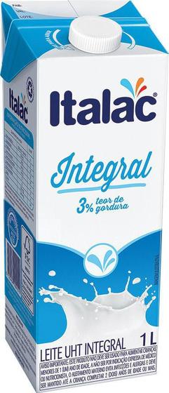 Leite Longa Vida Integral ITALAC 1 Litro Menor preço em Leite Longa Vida Integral ITALAC 1 Litro