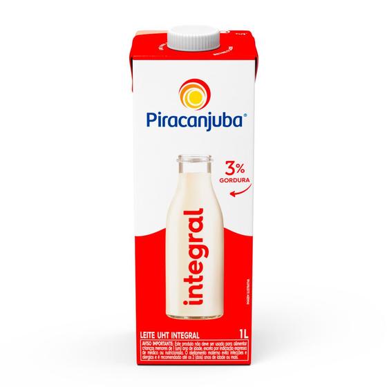 Leite Longa Vida Piracanjuba Integral 1 Litro Menor preço em Leite Longa Vida Piracanjuba Integral 1 Litro