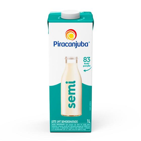 Leite Longa Vida Piracanjuba Semidesnatado 1 Litro Menor preço em Leite Longa Vida Piracanjuba Semidesnatado 1 Litro