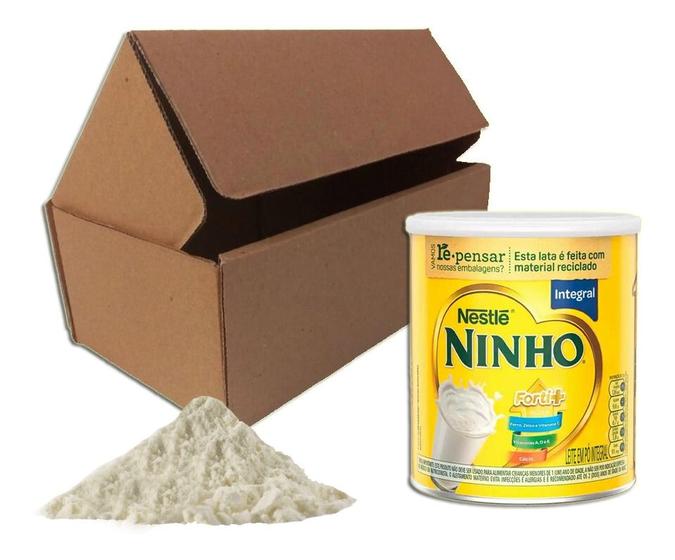 Imagem de Leite Ninho Instantâneo Integral Em Lata Kit 12