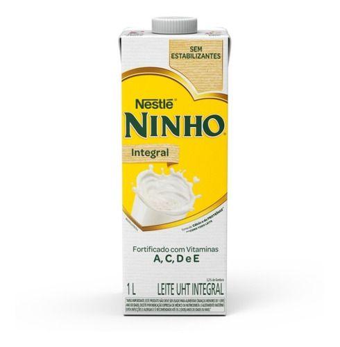 Leite Ninho Uht Integral Sem Estabilizantes Nestlé 1 L Imagem de Leite Ninho Uht Integral Sem Estabilizantes Nestlé 1 L