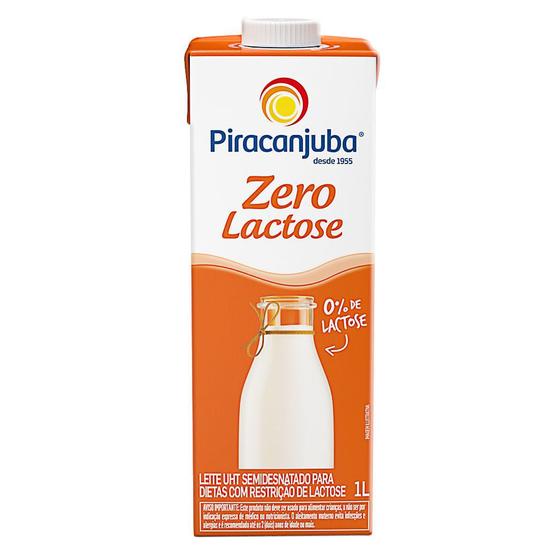 Imagem de Leite Piracanjuba Semidesnatado Zero Lactose 1 Litro
