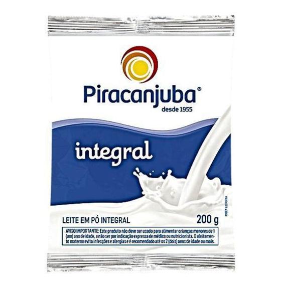 Leite pó integral 200 gr piracanjuba Menor preço em Leite pó integral 200 gr piracanjuba