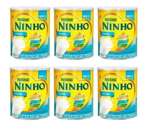 Leite Pó Semidesnatado Ninho Levinho Forti+ 350g Kit C/6 Menor preço em Leite Pó Semidesnatado Ninho Levinho Forti+ 350g Kit C/6