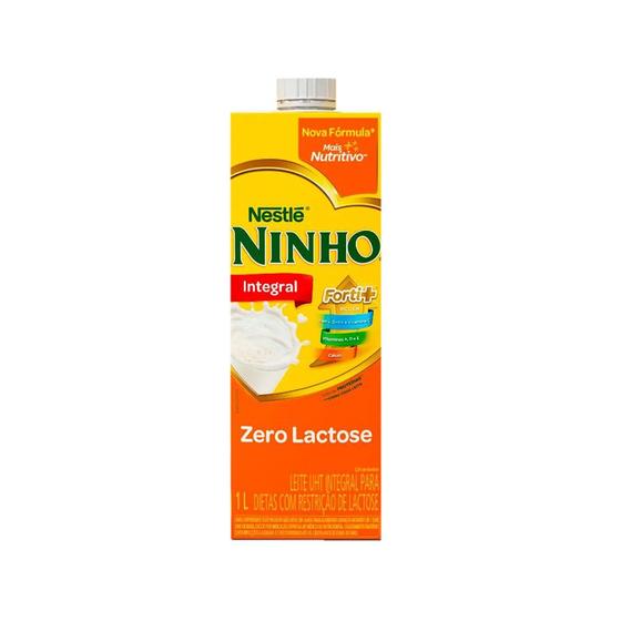 Leite Sem Lactose Ninho 1L - Nestlé Imagem de Leite Sem Lactose Ninho 1L