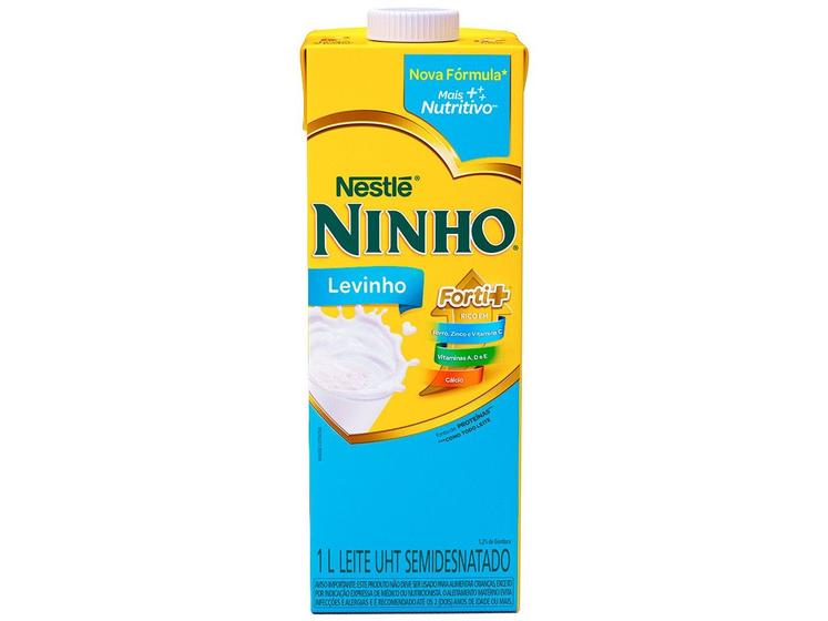 Leite Semidesnatado UHT Ninho Levinho 1L Imagem de Leite Semidesnatado UHT Ninho Levinho 1L