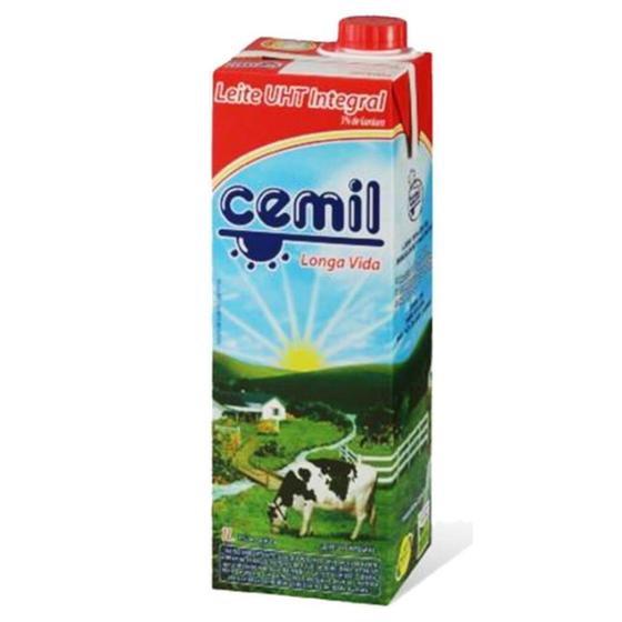 Leite UHT Integral Cemil 1 Litro Menor preço em Leite UHT Integral Cemil 1 Litro