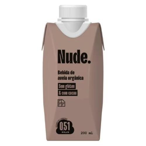 Imagem de Leite Vegetal De Aveia Orgânico Sabor Cacau Nude 200Ml