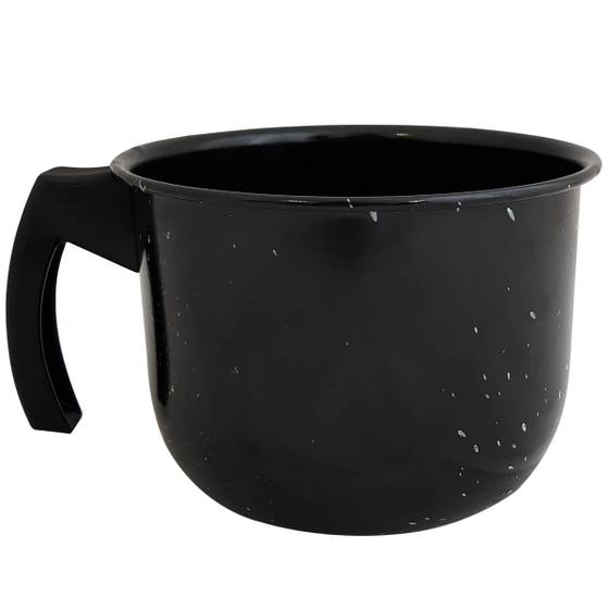 Leiteira Caneca Esmaltada Jarra Para Leite Granitada 1,8L