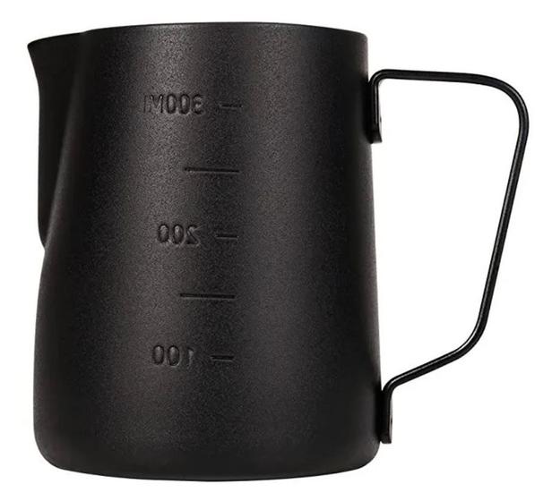 Imagem de Leiteira Cremeira Black Pitcher Aço Inox 350ml Barista Cafe