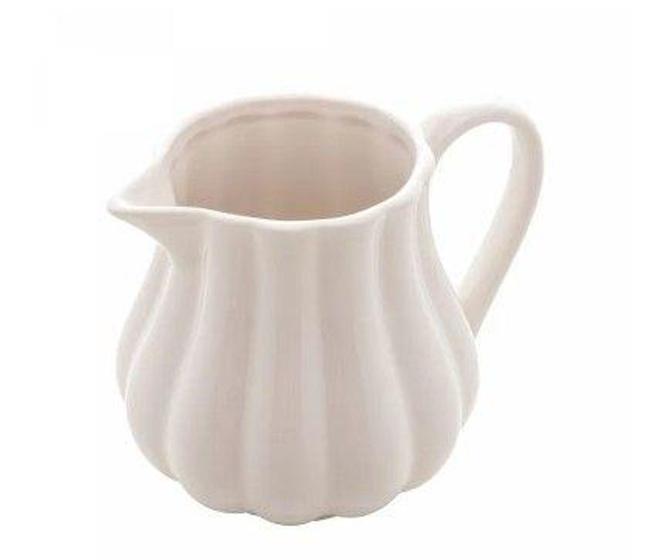 Imagem de Leiteira De Porcelana Pétala Branca Matt 220ml Wolff