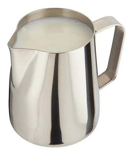 Leiteira pitcher cremeira aço inox 350ml cafe barista profissional Menor preço em Leiteira pitcher cremeira aço inox 350ml cafe barista profissional
