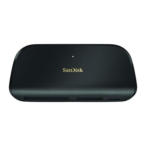 Imagem de Leitor Cartão Memória Sandisk 3 Em 1 Usb C Multicartão Preto