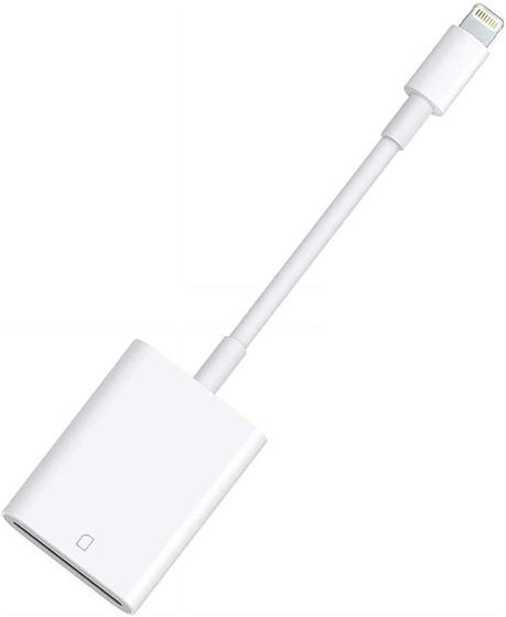 Imagem de Leitor de Cartão SD para iPhone e iPad, Certificado Apple MFi, Plug and Play