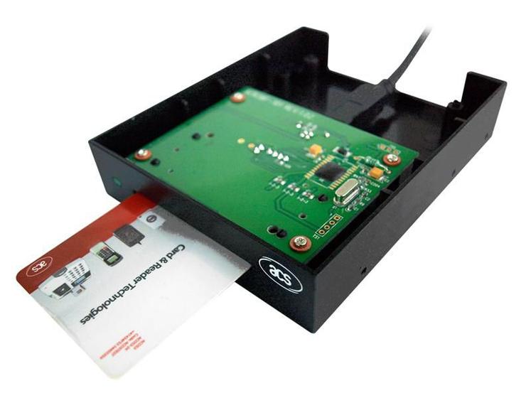 Imagem de Leitor de Cartão SmartCard - para e-CNPJ e e-CPF - Interno 2,5 - ACS ACR38F-A2