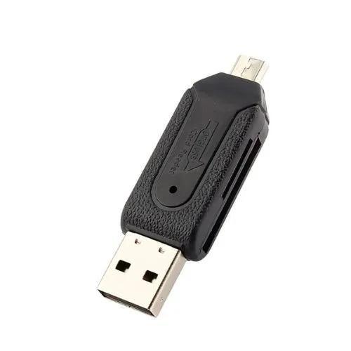 Imagem de Leitor De Cartão Usb + Otg Micro Usb (v8) Le-5555 - Lelong