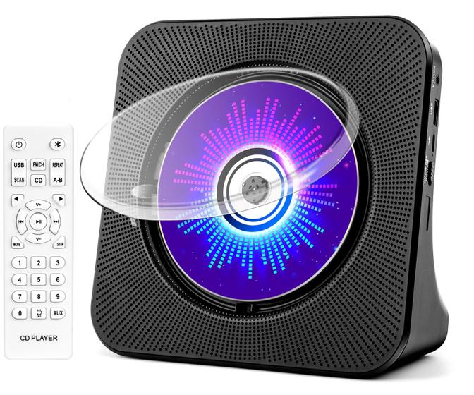 Imagem de Leitor de CD de Mesa ROADOM com Bluetooth e Rádio FM - Reproduz U Disk