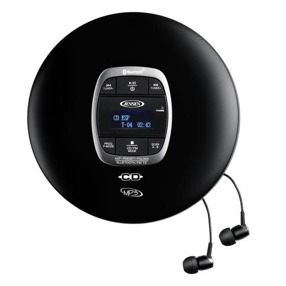 Imagem de Leitor de CD Portátil Jensen Professional CD-60R-BTEB com Bluetooth