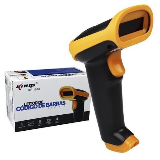 Imagem de Leitor De Código De Barra Knup Sem Fio Kp-1018