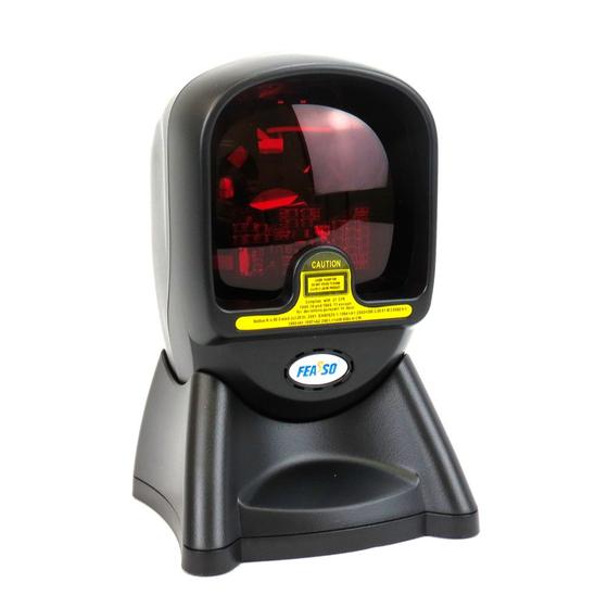 Imagem de Leitor de Código de Barras 20 Linhas USB de Mesa para Farmácia Padaria Feasso F-COD60