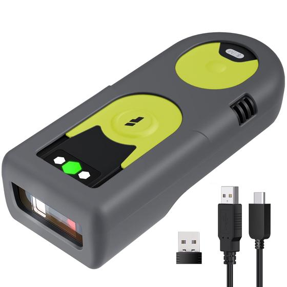 Imagem de Leitor de código de barras Bluetooth 2D Inateck BCST-42 com adaptador USB