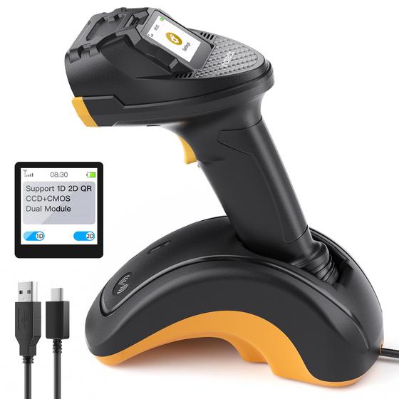 Imagem de Leitor de código de barras Bluetooth Inateck P8 2D 1D sem fio