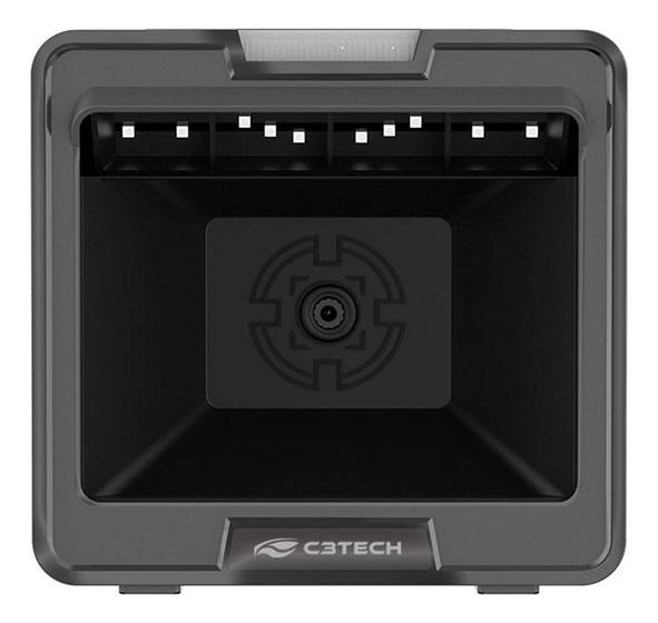 Imagem de Leitor De Codigo De Barras C3tech Fixo 1d/2d Usb Lb-d500bk