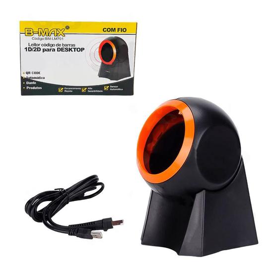Imagem de Leitor De Código De Barras Com Fio B-Max - Bm-Lm701