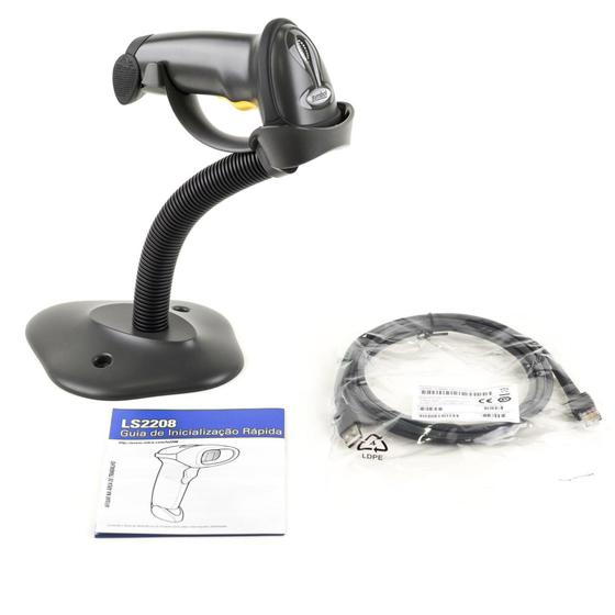 Imagem de Leitor de código de barras Laser 1D LS2208 USB - Symbol Zebra