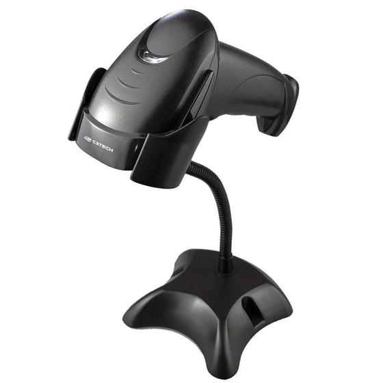 Leitor de Código de Barras Laser C3 Tech LB-50BK Preto Menor preço em Leitor de Código de Barras Laser C3 Tech LB-50BK Preto