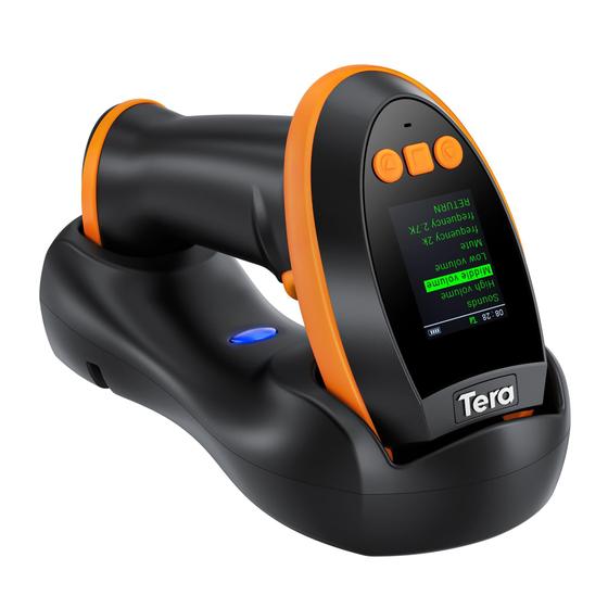 Imagem de Leitor de código de barras Tera Wireless com Screen Pro 1D 2D QR HW0009