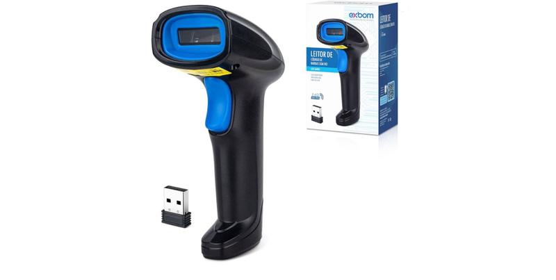 Imagem de Leitor de código de Barras wireless 2.4Ghz boletos e contas - LCB-S600A