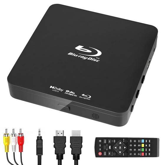 Imagem de Leitor de DVD Blu-ray DIDAR Ultra Mini 1080P com saída HDMI/AV