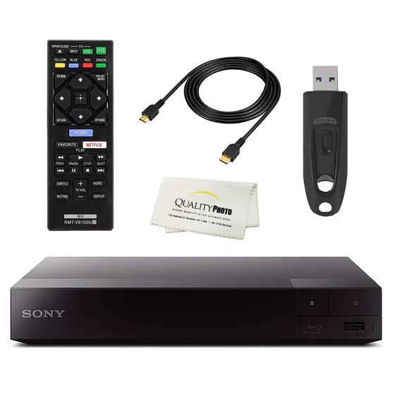 Blu-ray Sony Bdp-s6700 Leitor Dvd Cd 4k 3d Wi-fi Usb | Frete