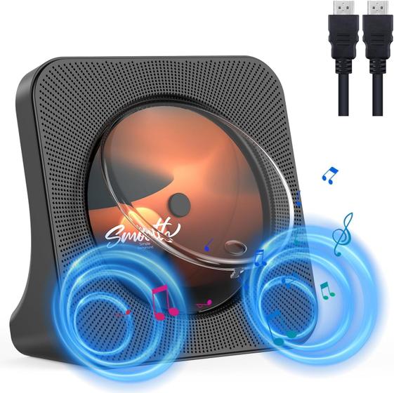 Imagem de Leitor de DVD/CD KOVCDVI - Multirregional com Bluetooth e Alto-Falante