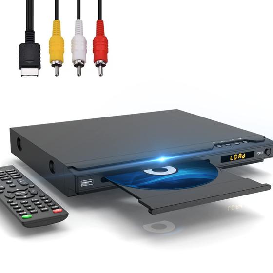 Imagem de Leitor de DVD MAITE MTDVD-FE, HDMI e RCA, região de conexão gratuita